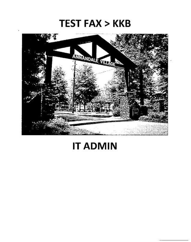 fax page