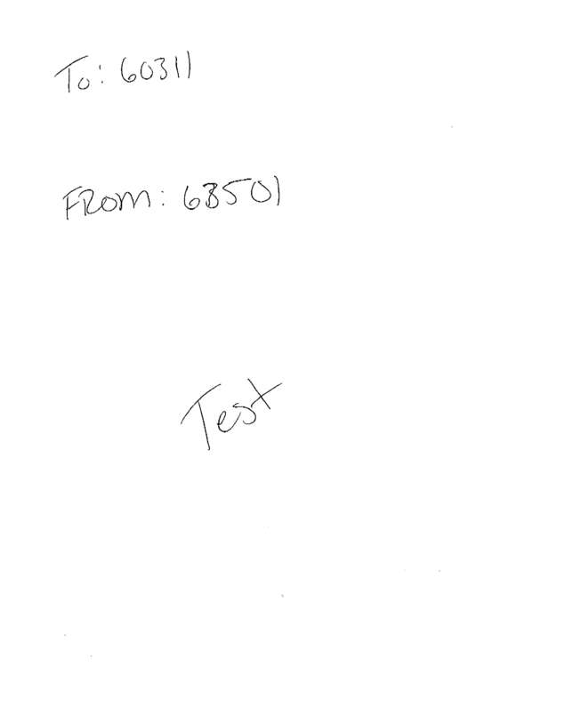 Fax page