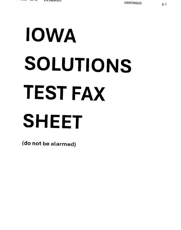 fax page
