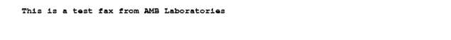 Fax page