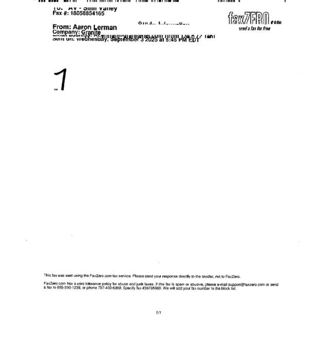 fax page