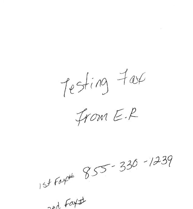 Fax page