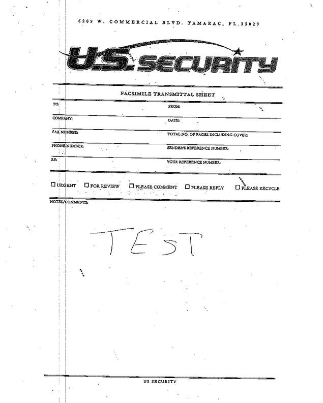 fax page
