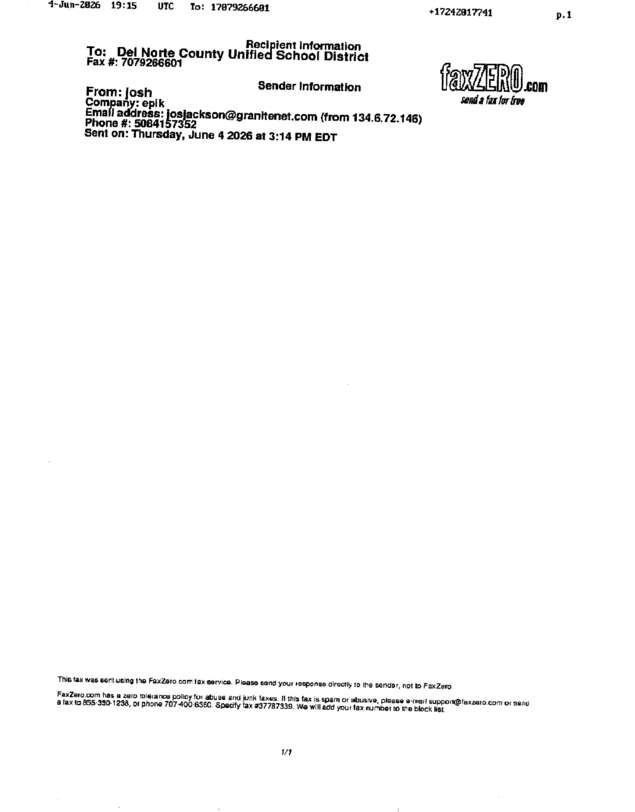 fax page