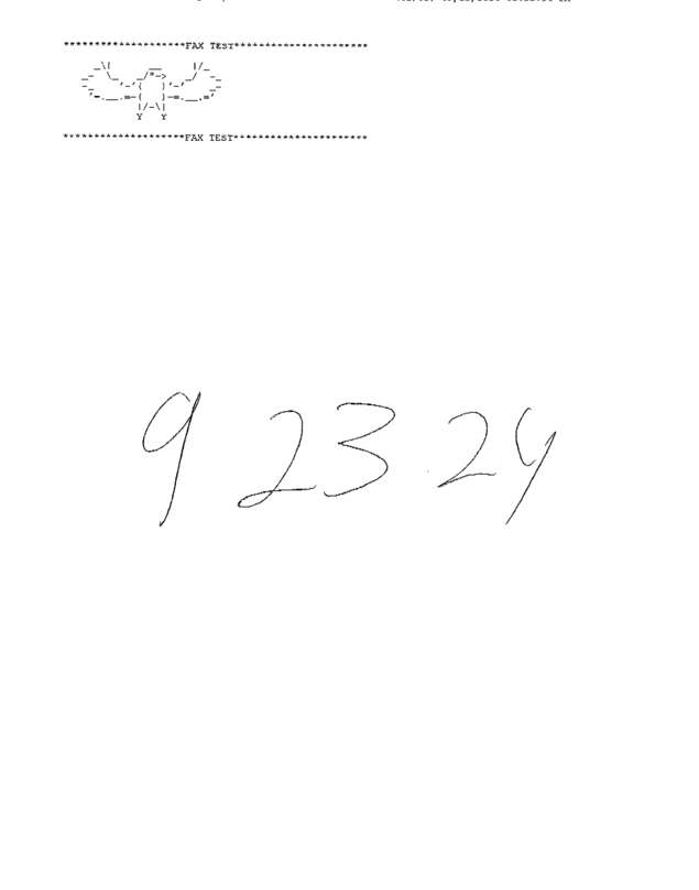Fax page