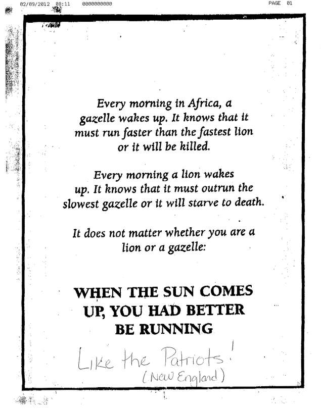 Fax page