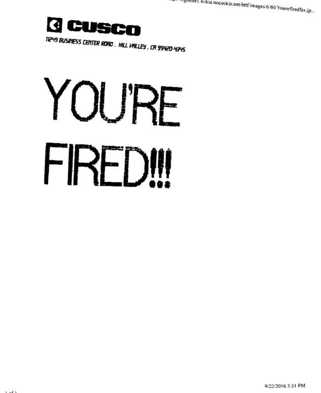 Fax page