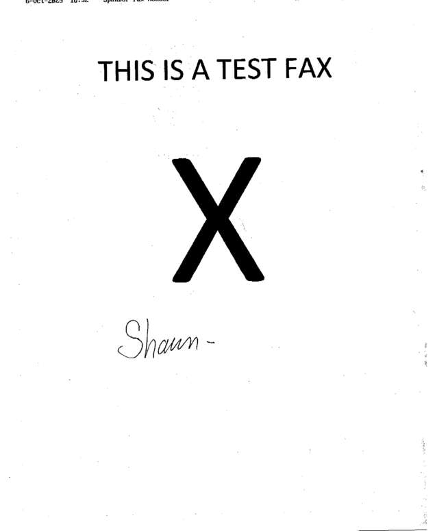 fax page