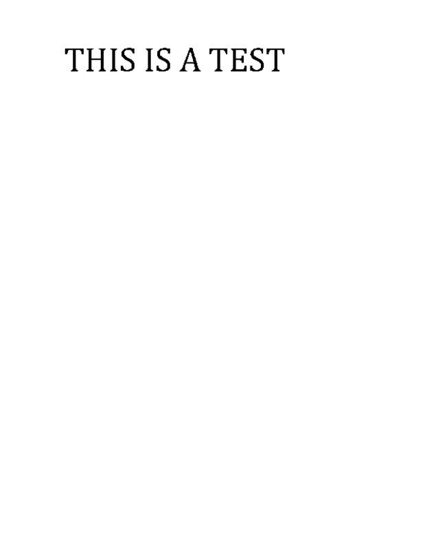 Fax page