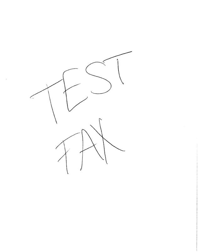 Fax page