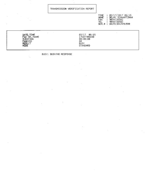 Fax page