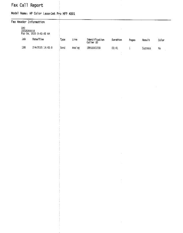 fax page
