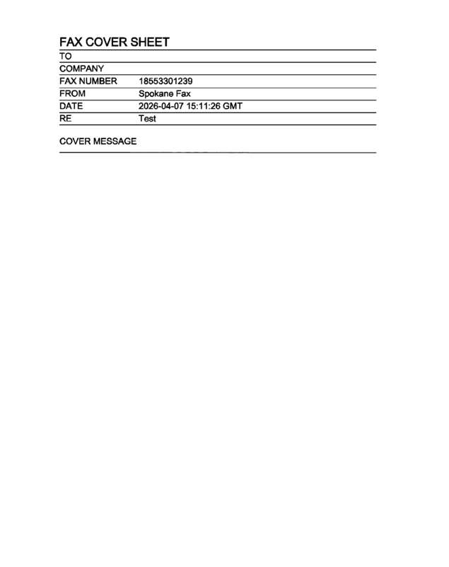fax page