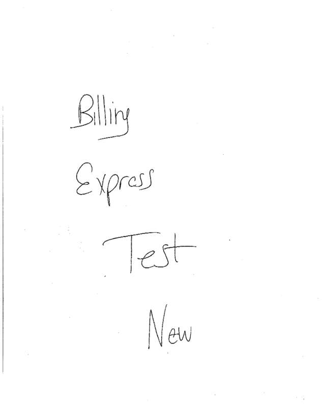 Fax page