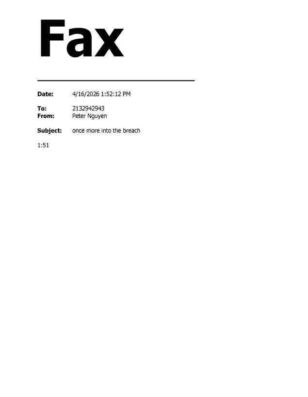 fax page
