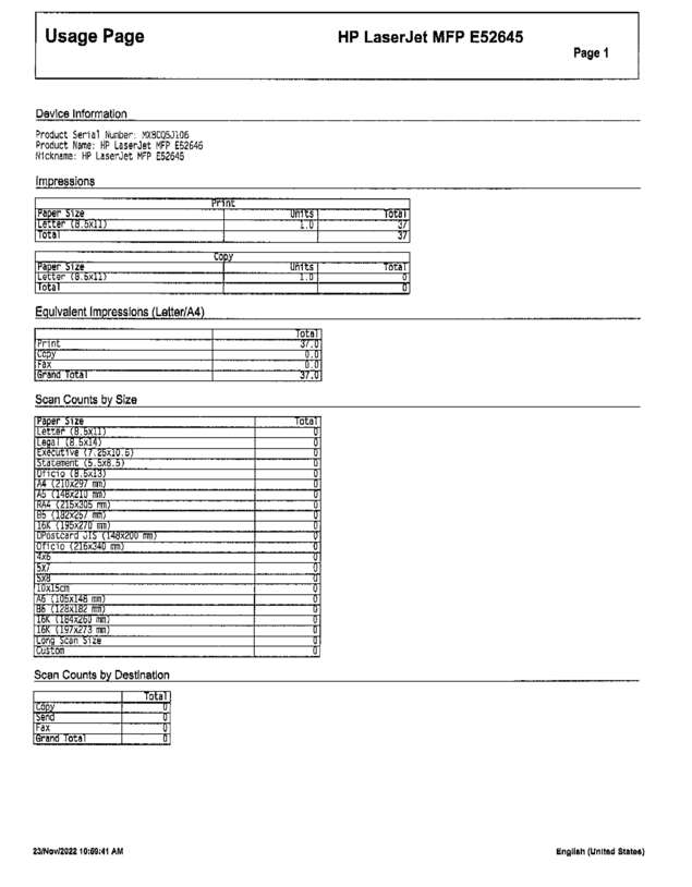 Fax page