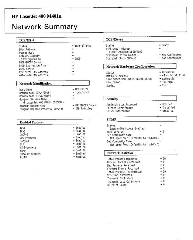 Fax page