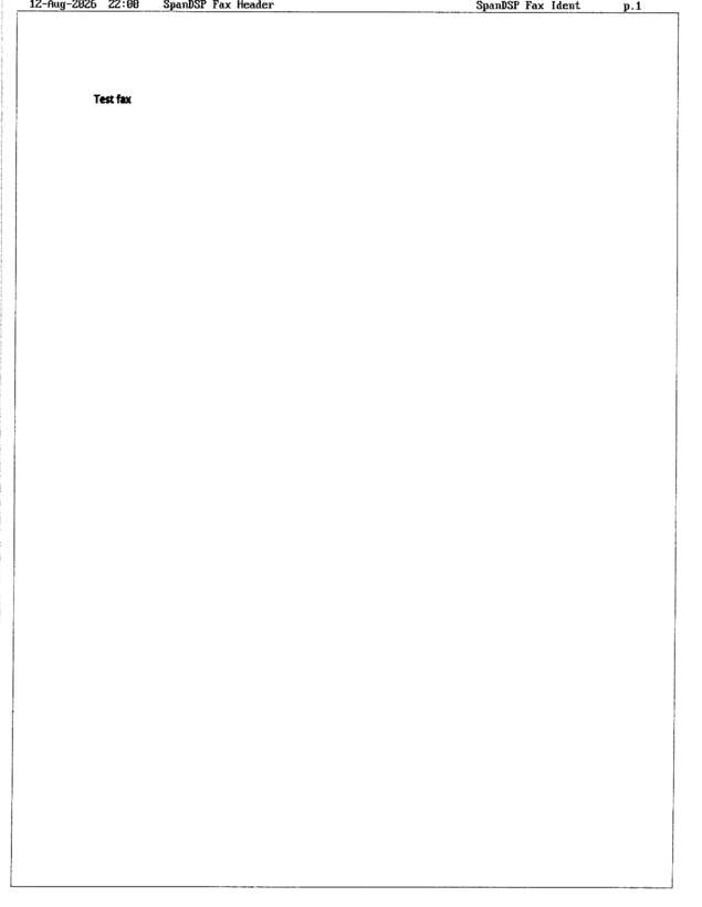 fax page