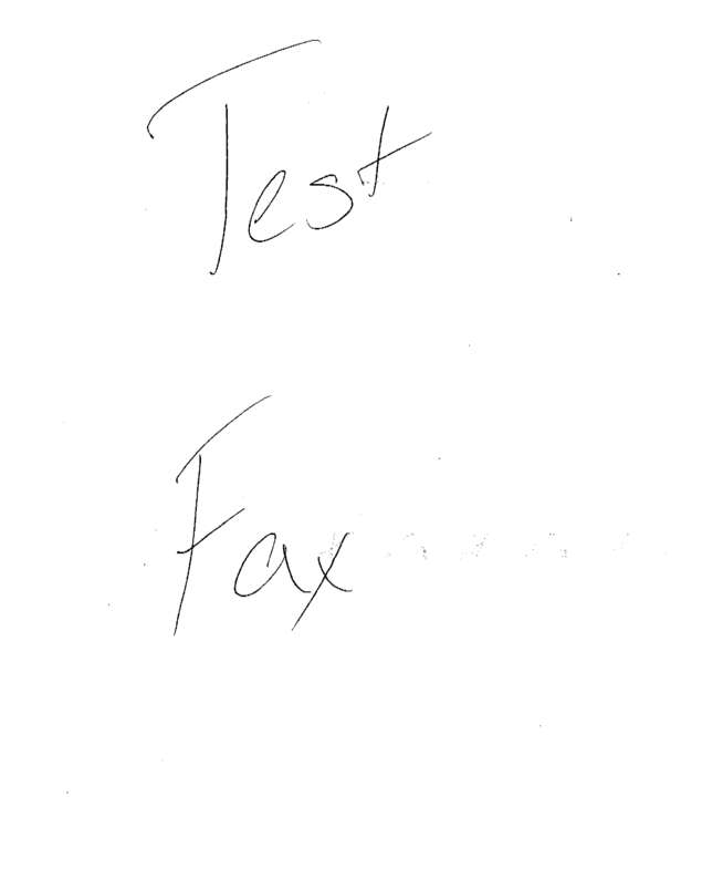 fax page
