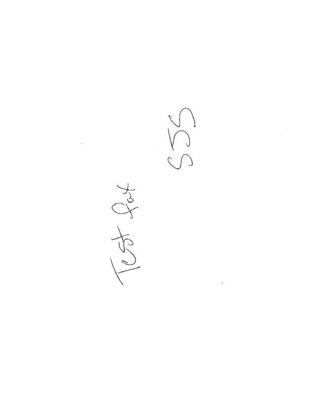 Fax page