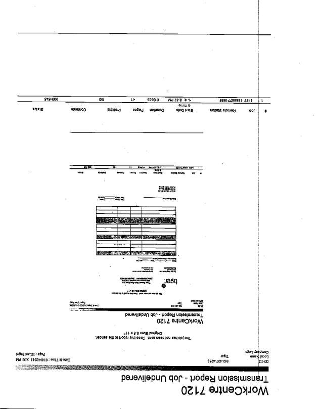 Fax page