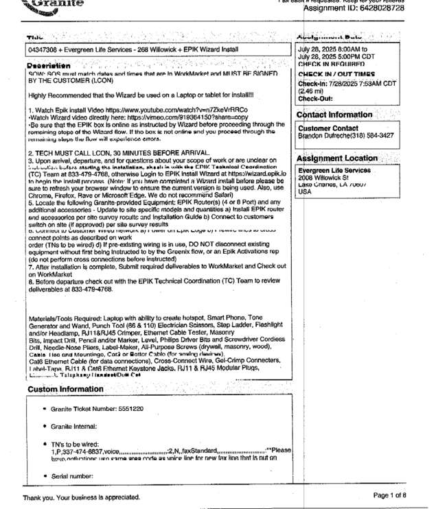 fax page