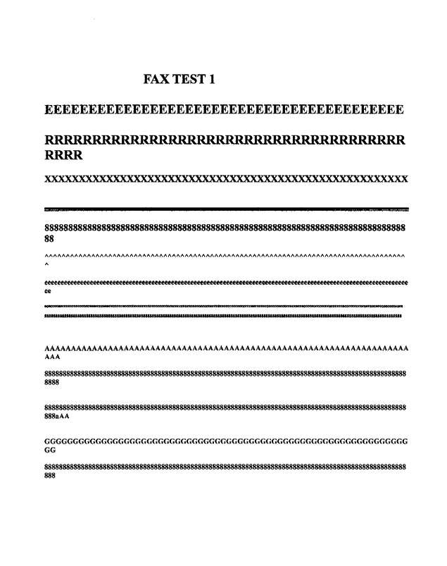 Fax page