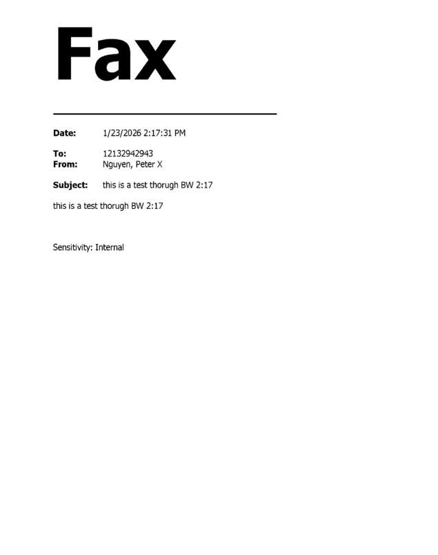fax page