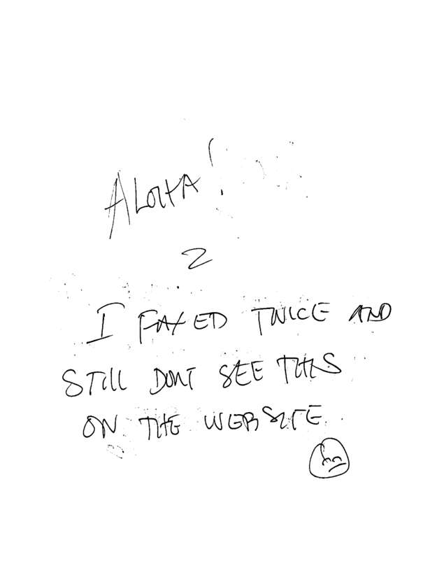 Fax page