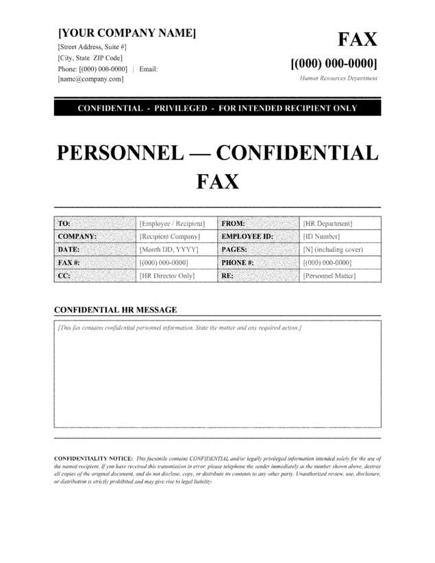 fax page