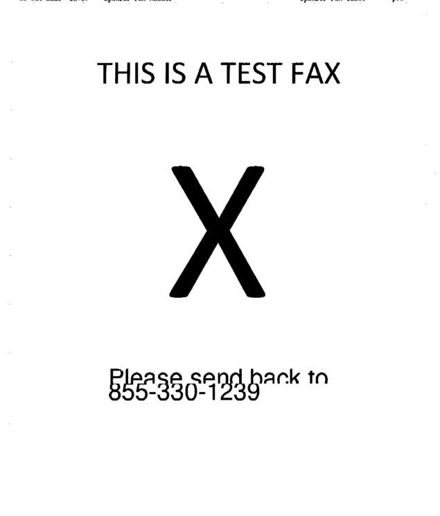 fax page