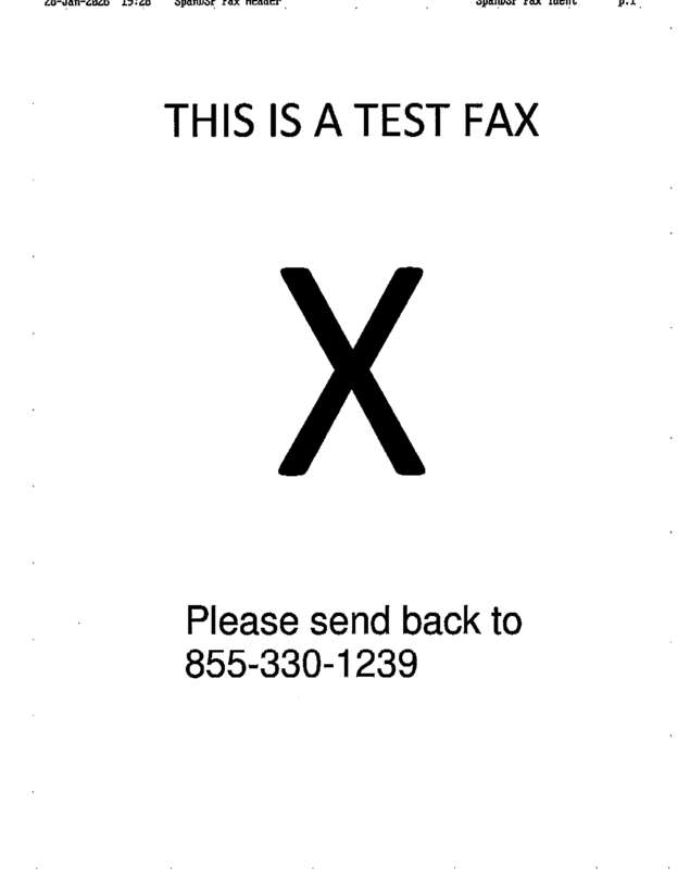 fax page