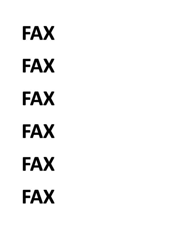 fax page