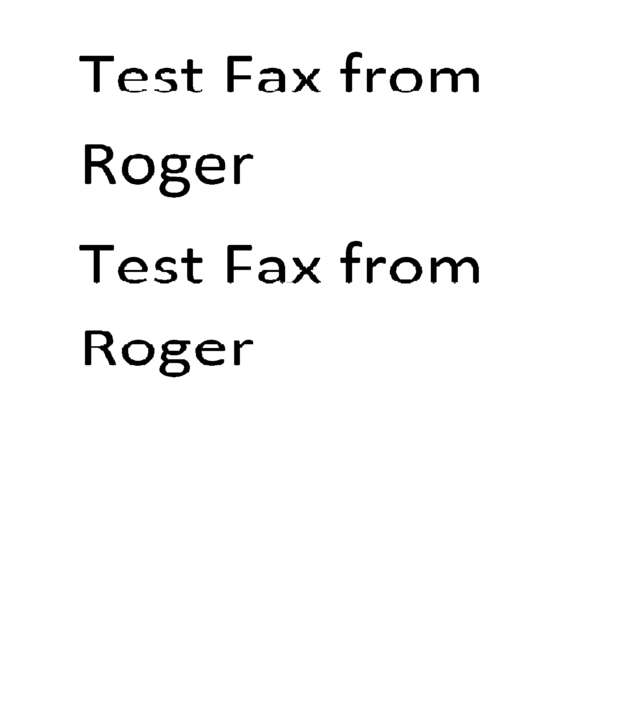 fax page