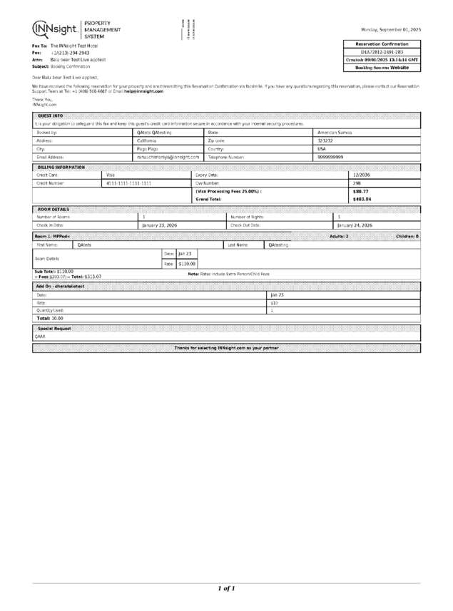 fax page