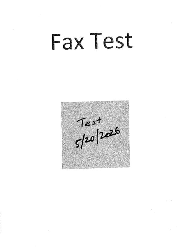 fax page