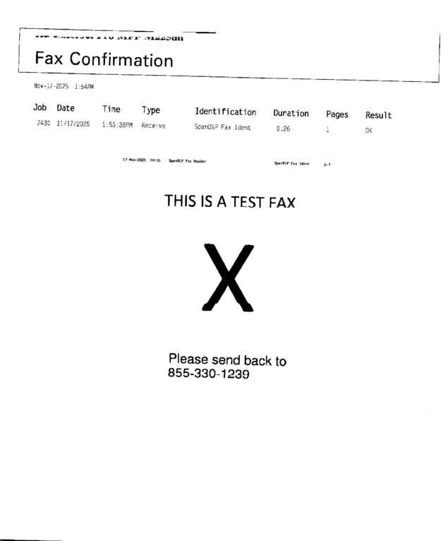 fax page