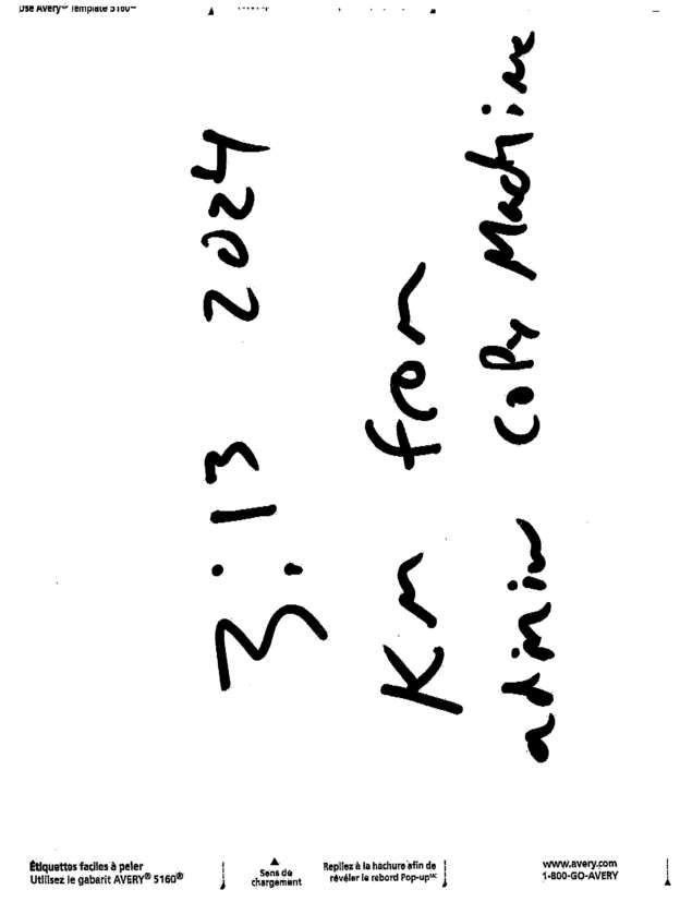 Fax page