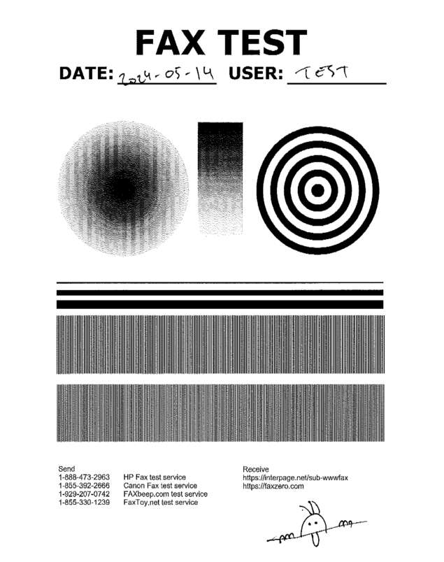 fax page