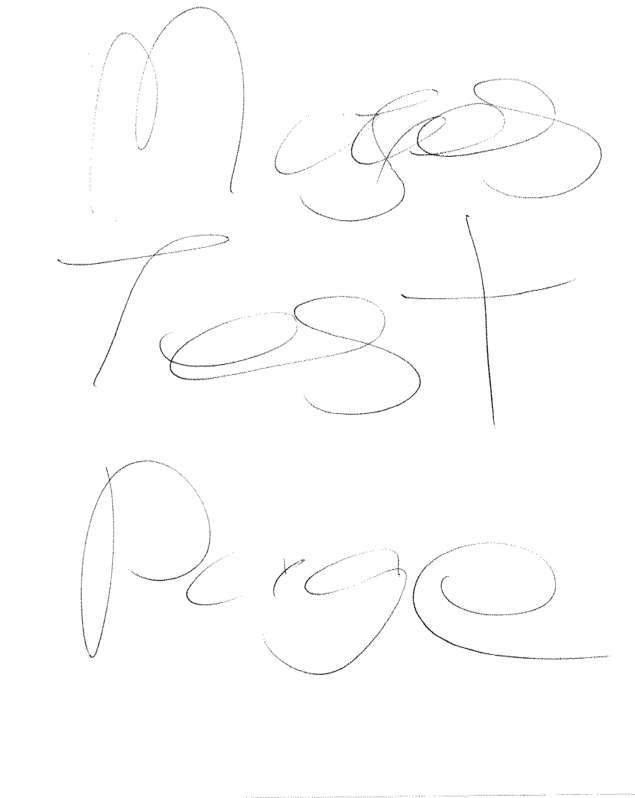 Fax page