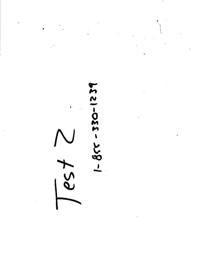 Fax page