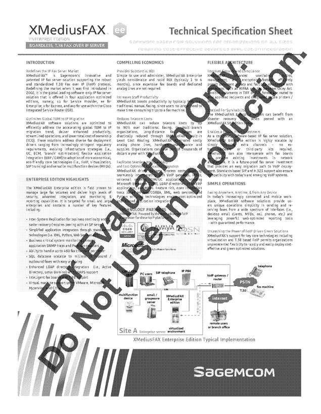 Fax page