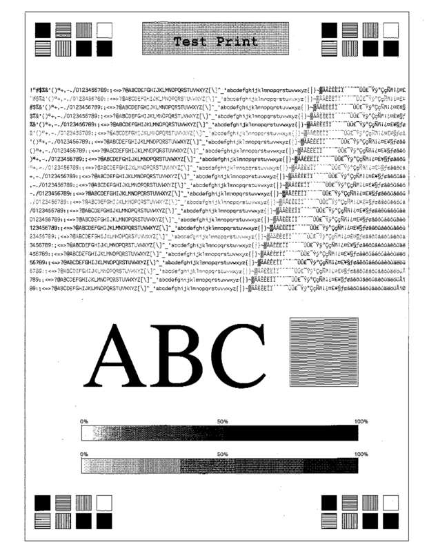 Fax page