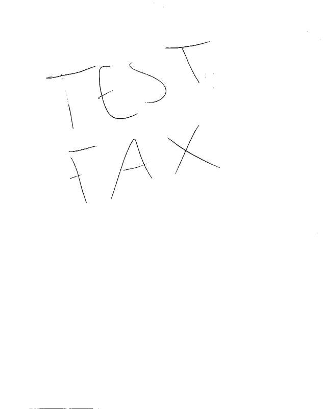 Fax page