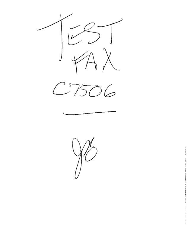 fax page