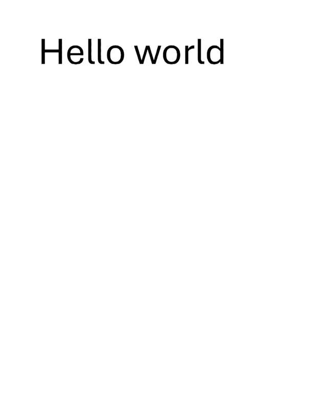 Fax page