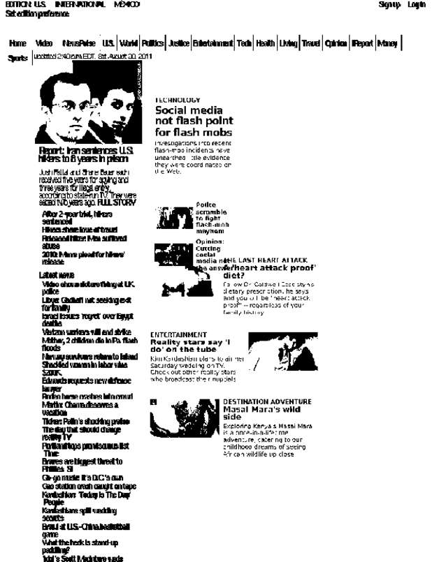 Fax page