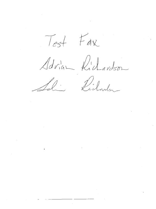 fax page