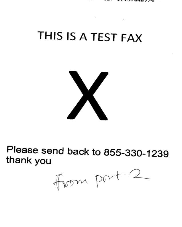 fax page