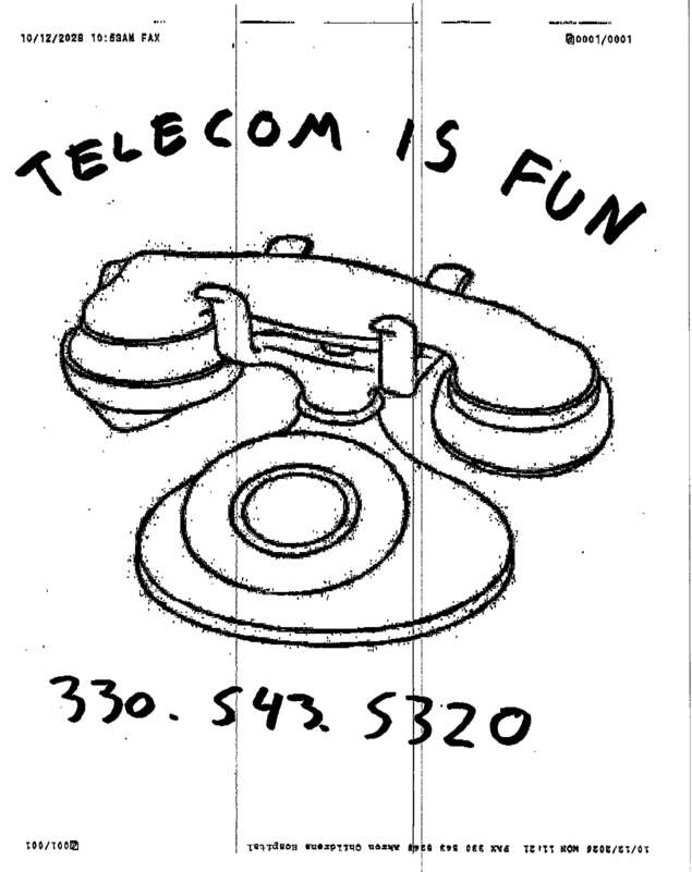 Fax page